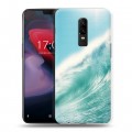 Дизайнерский пластиковый чехол для OnePlus 6 волны