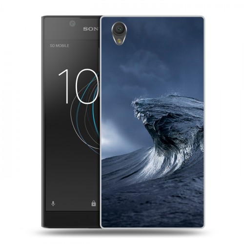 Дизайнерский пластиковый чехол для Sony Xperia L1 волны