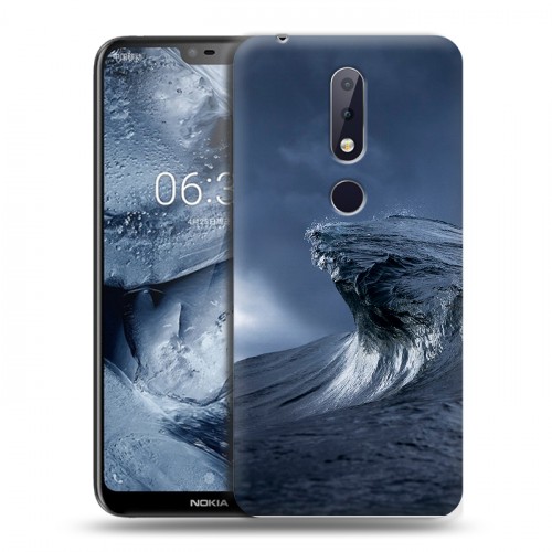 Дизайнерский силиконовый чехол для Nokia 6.1 Plus волны