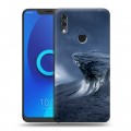 Дизайнерский силиконовый чехол для Alcatel 5V волны