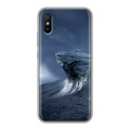 Дизайнерский силиконовый чехол для Xiaomi RedMi 9A волны