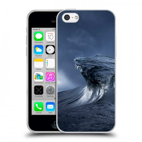 Дизайнерский пластиковый чехол для Iphone 5c волны