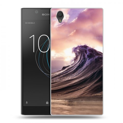 Дизайнерский пластиковый чехол для Sony Xperia L1 волны