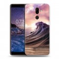 Дизайнерский пластиковый чехол для Nokia 7 Plus волны