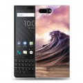 Дизайнерский пластиковый чехол для BlackBerry KEY2 волны