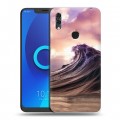 Дизайнерский силиконовый чехол для Alcatel 5V волны