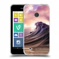 Дизайнерский пластиковый чехол для Nokia Lumia 530 волны