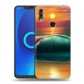 Дизайнерский силиконовый чехол для Alcatel 5V волны