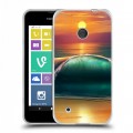 Дизайнерский пластиковый чехол для Nokia Lumia 530 волны