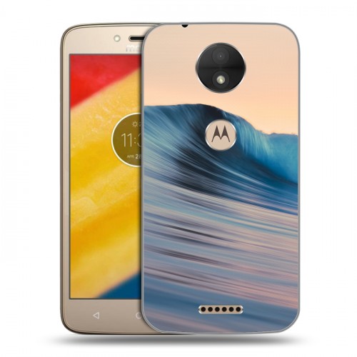 Дизайнерский силиконовый чехол для Motorola Moto C волны