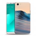 Дизайнерский пластиковый чехол для OPPO A83 волны