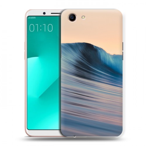 Дизайнерский пластиковый чехол для OPPO A83 волны