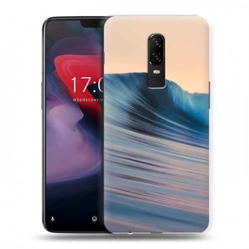 Дизайнерский пластиковый чехол для OnePlus 6 волны