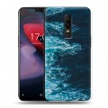 Дизайнерский пластиковый чехол для OnePlus 6 волны