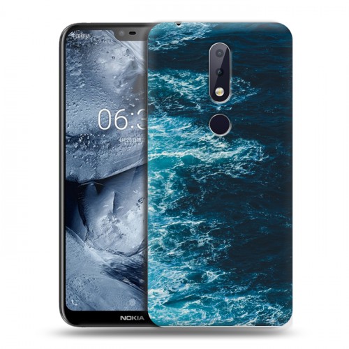 Дизайнерский силиконовый чехол для Nokia 6.1 Plus волны