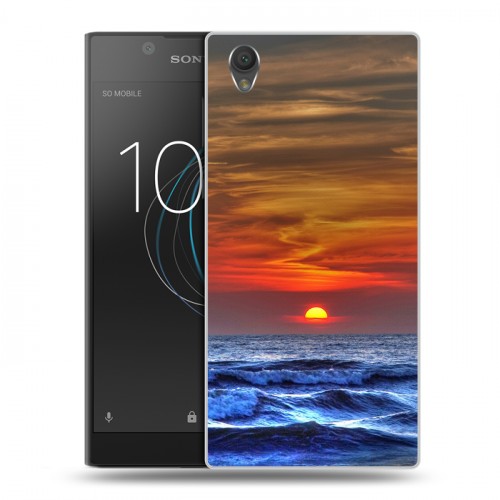 Дизайнерский пластиковый чехол для Sony Xperia L1 волны