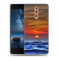 Дизайнерский пластиковый чехол для Nokia 8 волны