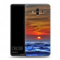 Дизайнерский пластиковый чехол для Huawei Mate 10 волны