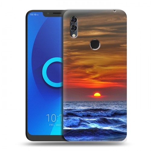 Дизайнерский силиконовый чехол для Alcatel 5V волны