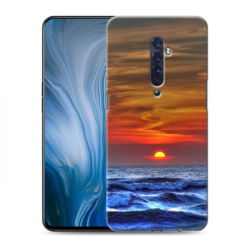 Дизайнерский пластиковый чехол для OPPO Reno2 Z волны