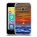 Дизайнерский пластиковый чехол для Nokia Lumia 530 волны