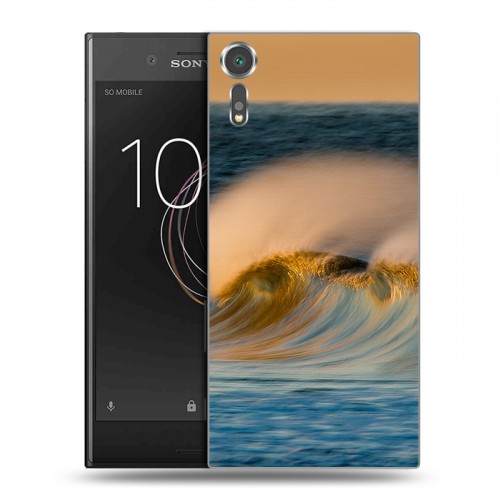 Дизайнерский пластиковый чехол для Sony Xperia XZs волны