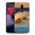 Дизайнерский пластиковый чехол для OnePlus 6 волны