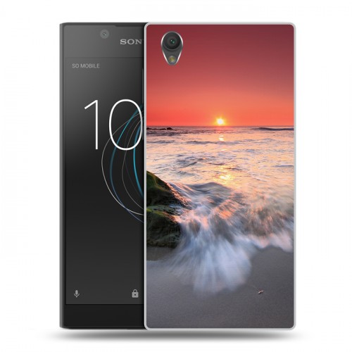 Дизайнерский пластиковый чехол для Sony Xperia L1 волны