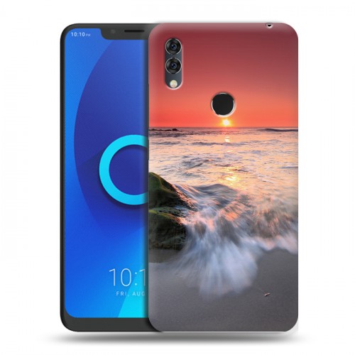 Дизайнерский силиконовый чехол для Alcatel 5V волны