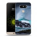 Дизайнерский пластиковый чехол для LG G5 волны