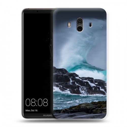 Дизайнерский пластиковый чехол для Huawei Mate 10 волны