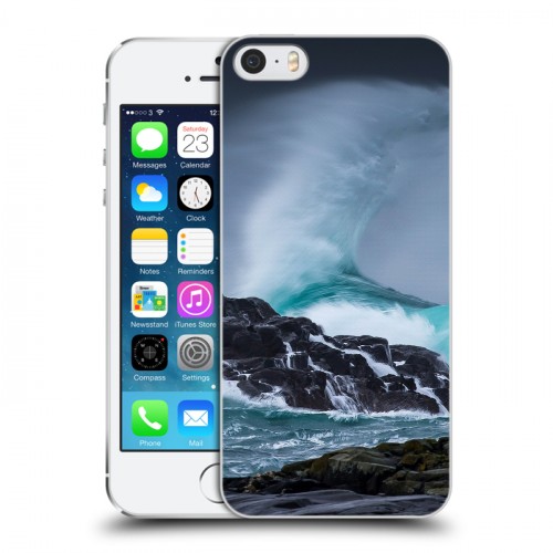 Дизайнерский пластиковый чехол для Iphone 5s волны