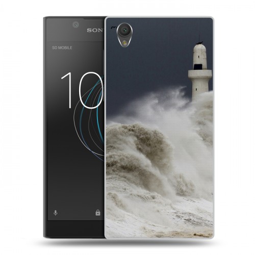 Дизайнерский пластиковый чехол для Sony Xperia L1 волны