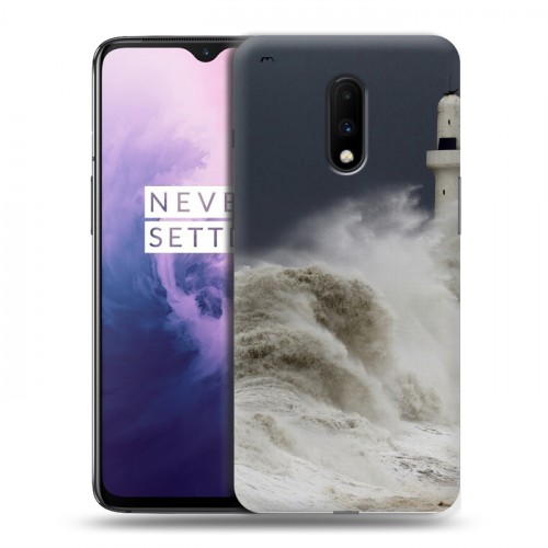 Дизайнерский пластиковый чехол для OnePlus 7 волны