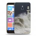 Дизайнерский пластиковый чехол для Nokia Lumia 1320 волны