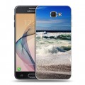 Дизайнерский пластиковый чехол для Samsung Galaxy J5 Prime волны