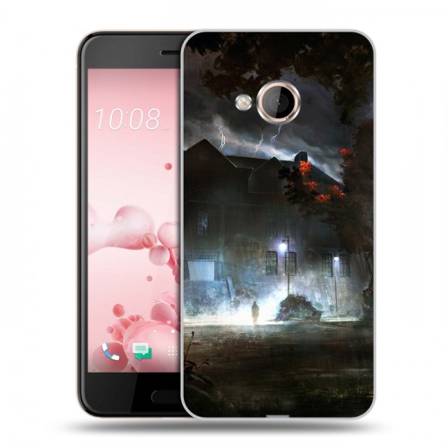 Дизайнерский силиконовый чехол для HTC U Play молния