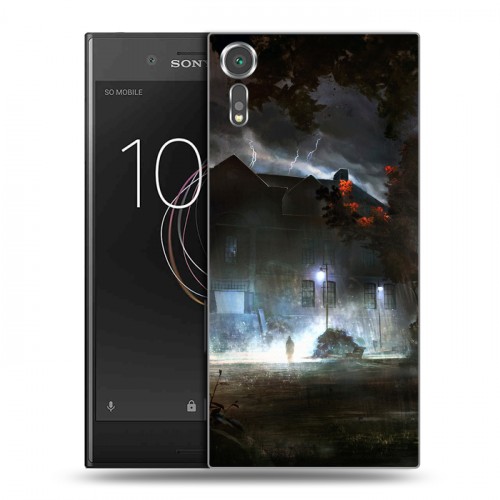 Дизайнерский пластиковый чехол для Sony Xperia XZs молния