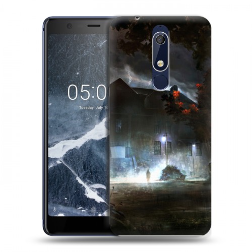 Дизайнерский пластиковый чехол для Nokia 5.1 молния