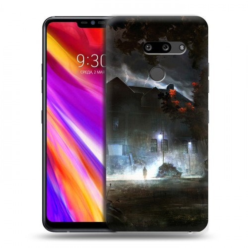 Дизайнерский пластиковый чехол для LG G8 ThinQ молния