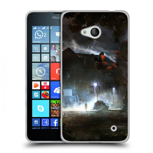 Дизайнерский пластиковый чехол для Microsoft Lumia 640 молния