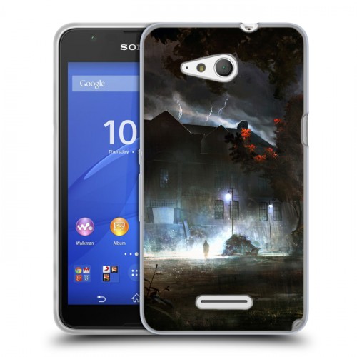 Дизайнерский пластиковый чехол для Sony Xperia E4g молния