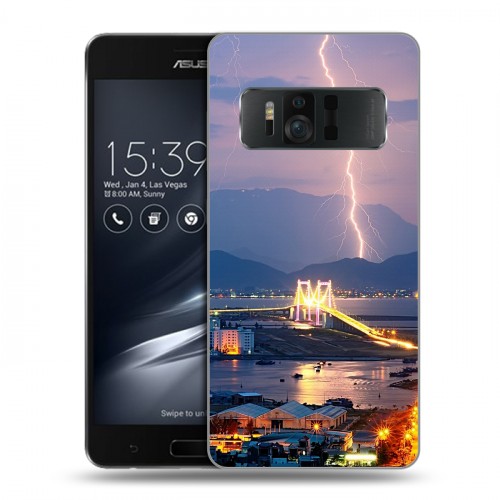 Дизайнерский силиконовый чехол для ASUS ZenFone AR молния