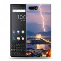 Дизайнерский пластиковый чехол для BlackBerry KEY2 молния