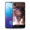 Дизайнерский пластиковый чехол для Vivo V11i молния