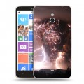 Дизайнерский пластиковый чехол для Nokia Lumia 1320 молния