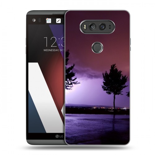 Дизайнерский пластиковый чехол для LG V20 молния