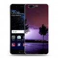 Дизайнерский пластиковый чехол для Huawei P10 молния