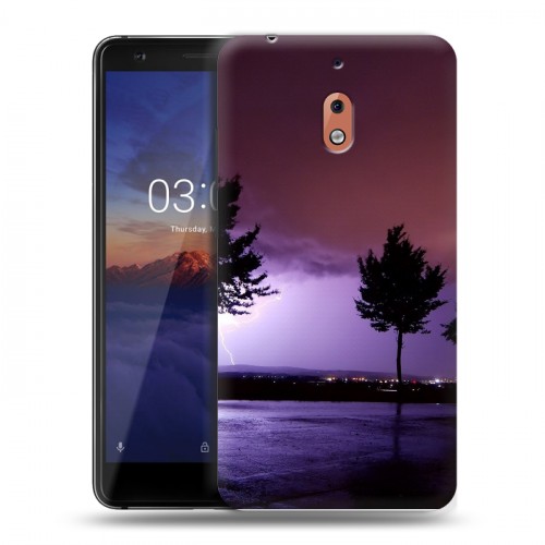 Дизайнерский силиконовый чехол для Nokia 2.1 молния