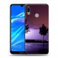 Дизайнерский пластиковый чехол для Huawei Y6 (2019) молния